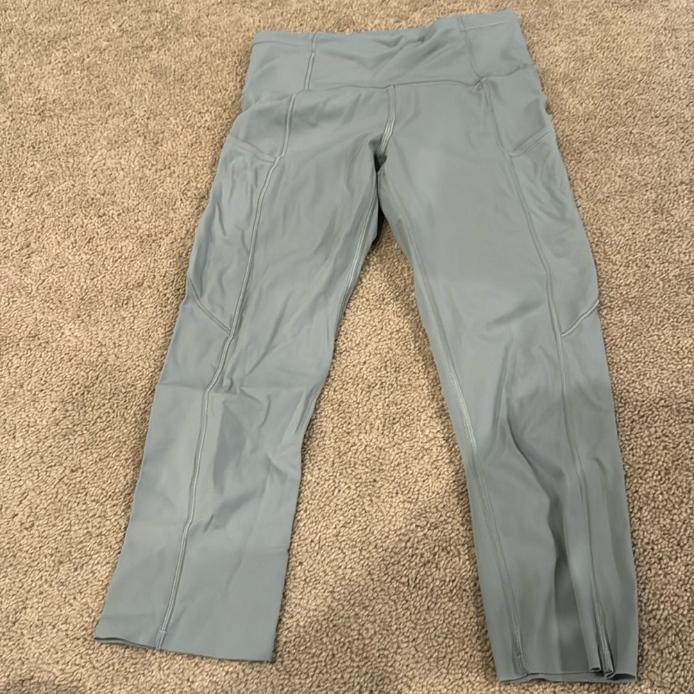 Blueish/Greenish size 4 leggings from Lululemon